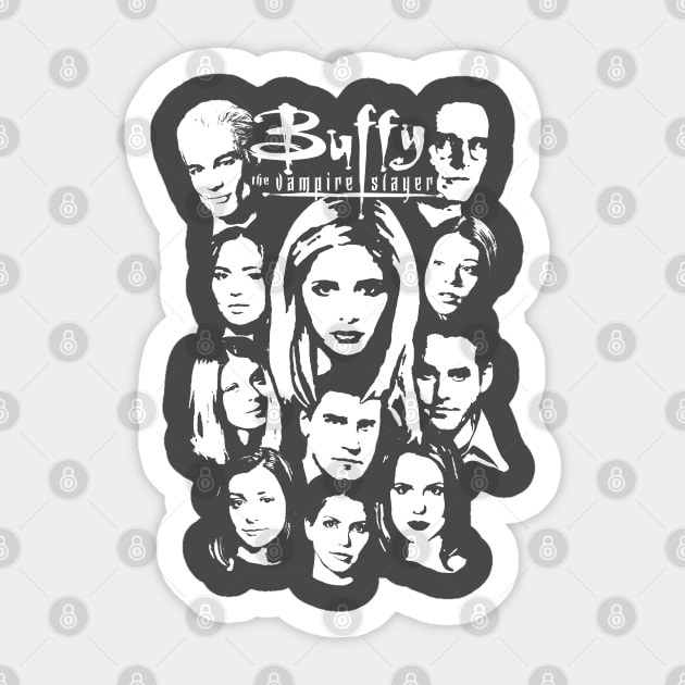 Buffy The Vampire Slayer Sticker by fsketchr